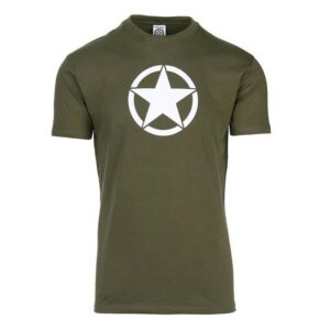 T-shirt met witte ster