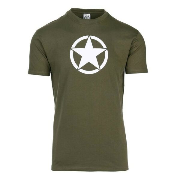 T-shirt met witte ster