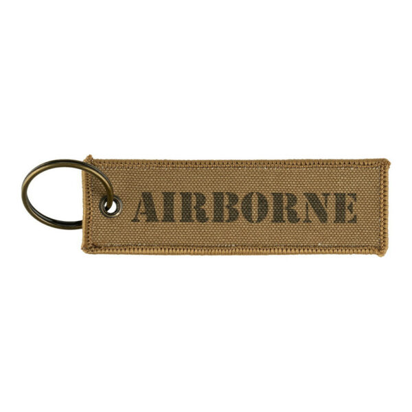 Sleutelhanger vintage canvas Airborne #100