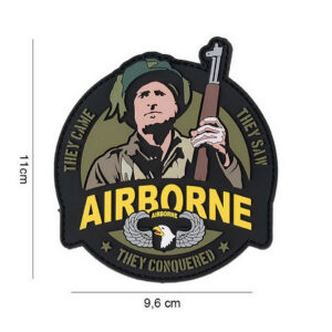Embleem 3D PVC 101st Airborne soldaat #17061