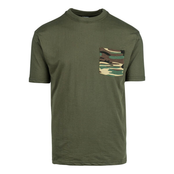 T-shirt camo pocket
