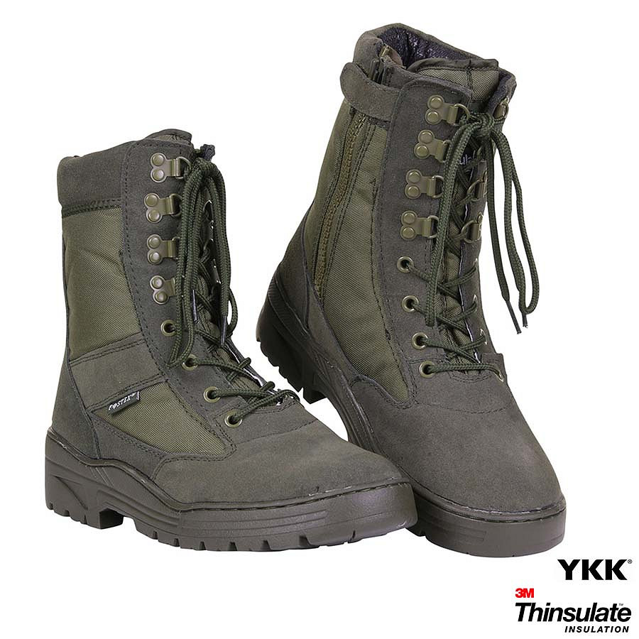 Sniper boots with YKK zipper Sniper boots with YKK zipper