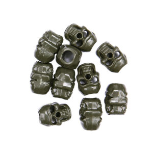 Tactical cord stopper skull set 10 st.