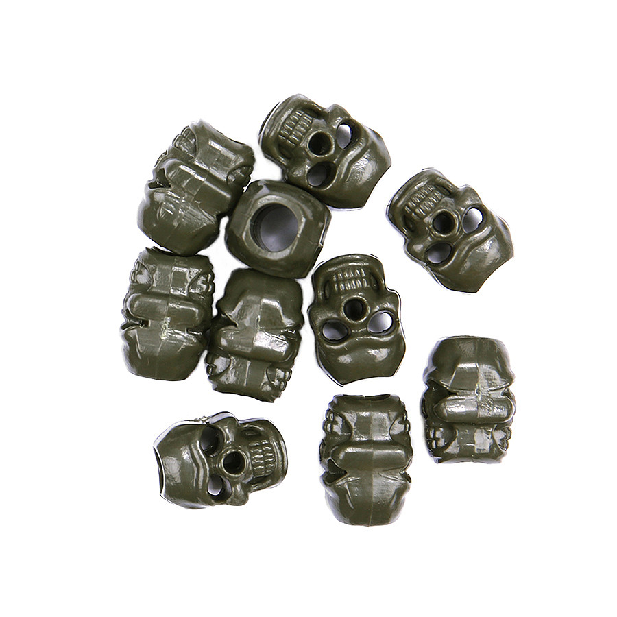 Tactical cord stopper skull set 10 st. Tactical cord stopper skull set 10 st.