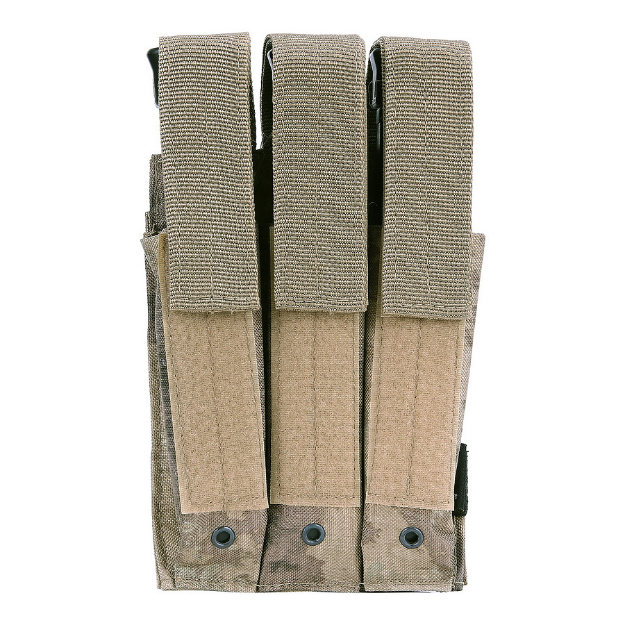 Molle pouch side arm 3 magazijnen met sluiting #D Molle pouch side arm 3 magazijnen met sluiting #D