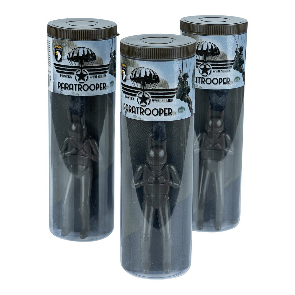 Paratrooper parachute in display 24 st. Paratrooper parachute in display 24 st.