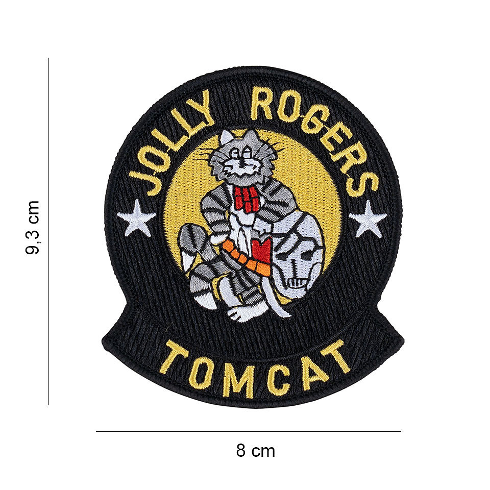 Embleem stof Tomcat Jolly Rogers #4046