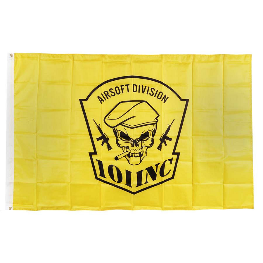 Vlag 101 INC skull + sigaar