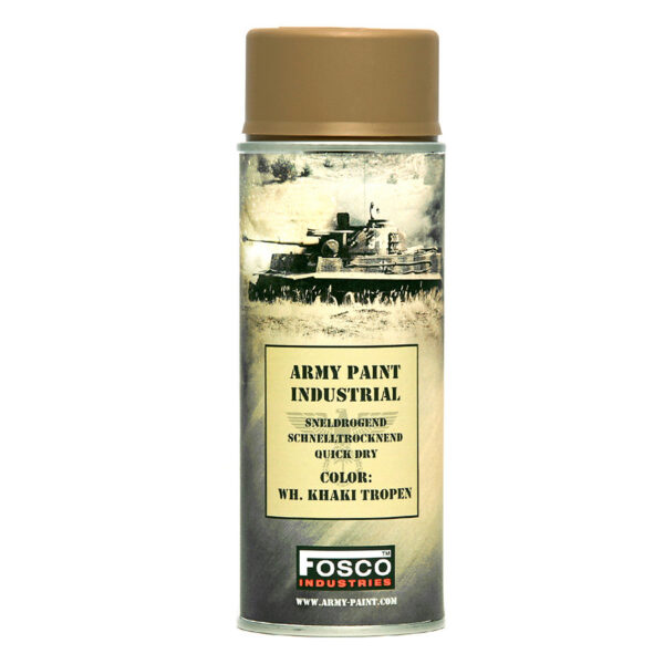 Doos Spuitbus leger verf 400 ml á 6 stuks