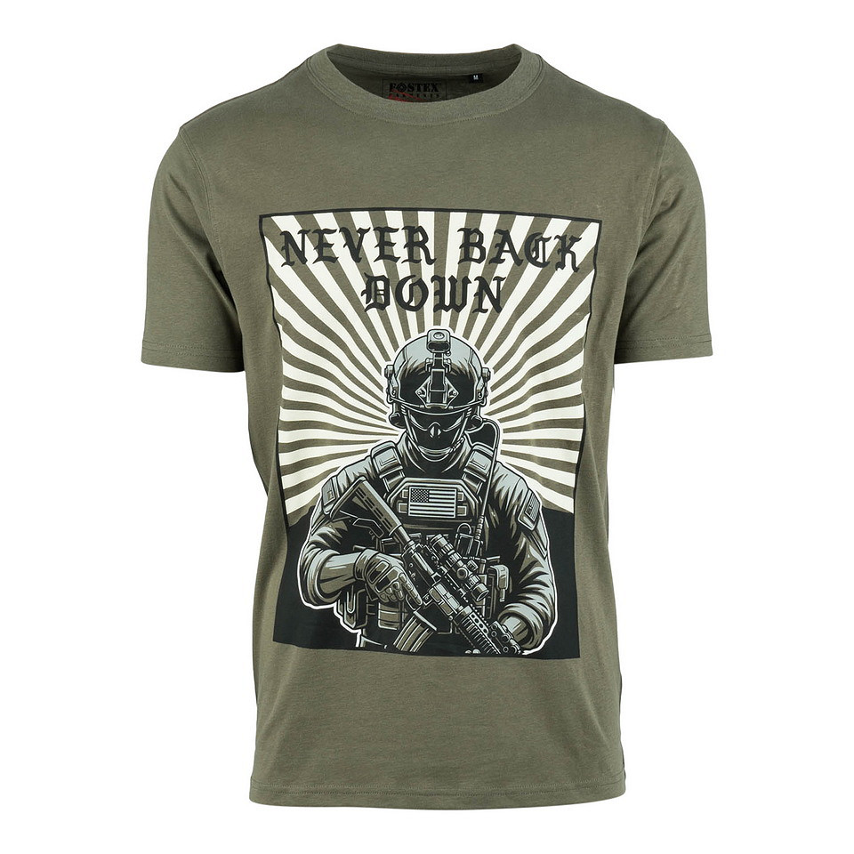 T-shirt Never Back Down T-shirt Never Back Down