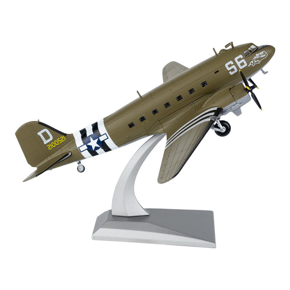 Die-cast Model C-47(D) Skytrain 1:100 #3 Die-cast Model C-47(D) Skytrain 1:100 #3