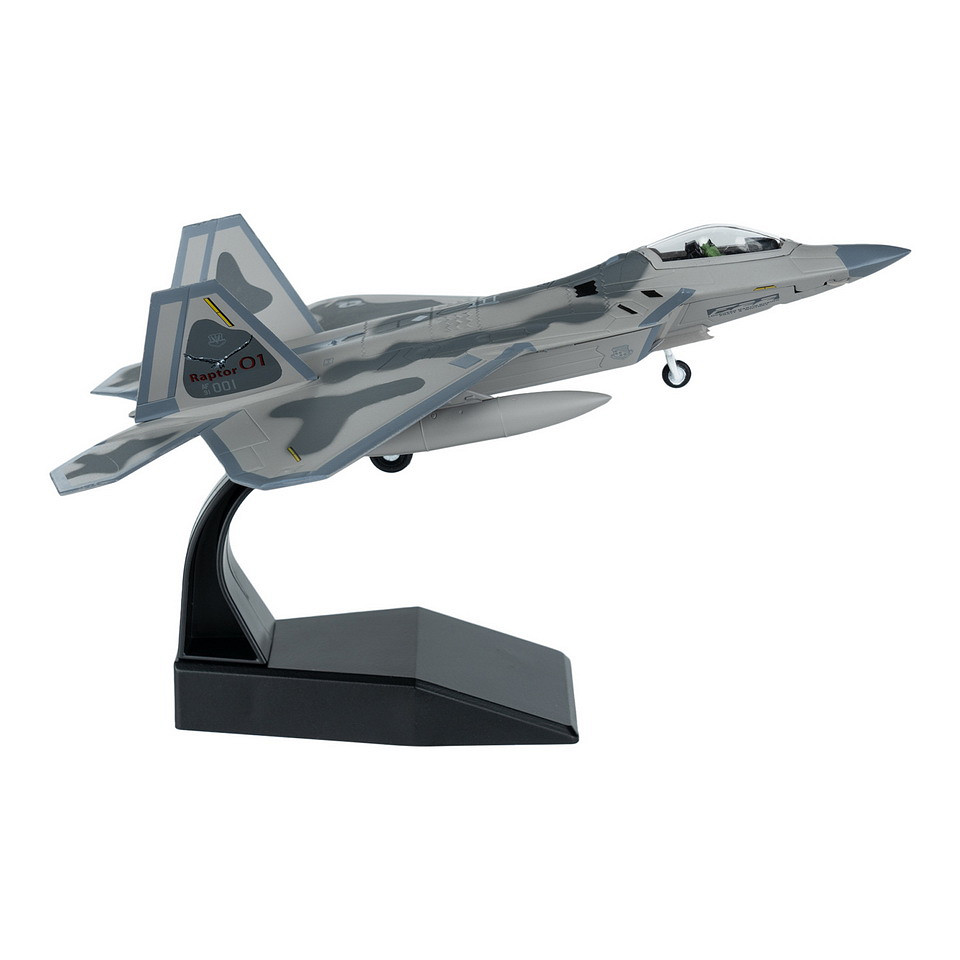 Die-cast Model F-22 Raptor US Air force 1:100 #5 Die-cast Model F-22 Raptor US Air force 1:100 #5