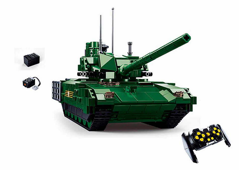 Sluban Army RC gevechts tank M38-B0850 #17004 Sluban Army RC gevechts tank M38-B0850 #17004
