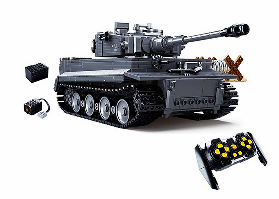 Sluban Army RC German tiger tank M38-B0851 #17000 Sluban Army RC German tiger tank M38-B0851 #17000