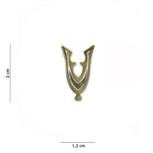 Embleem metaal Veteranen pin goud #5031