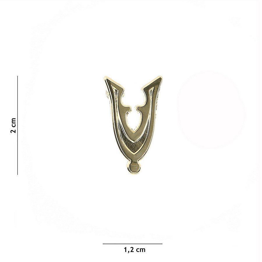 Embleem metaal Veteranen pin goud #5031 Embleem metaal Veteranen pin goud #5031