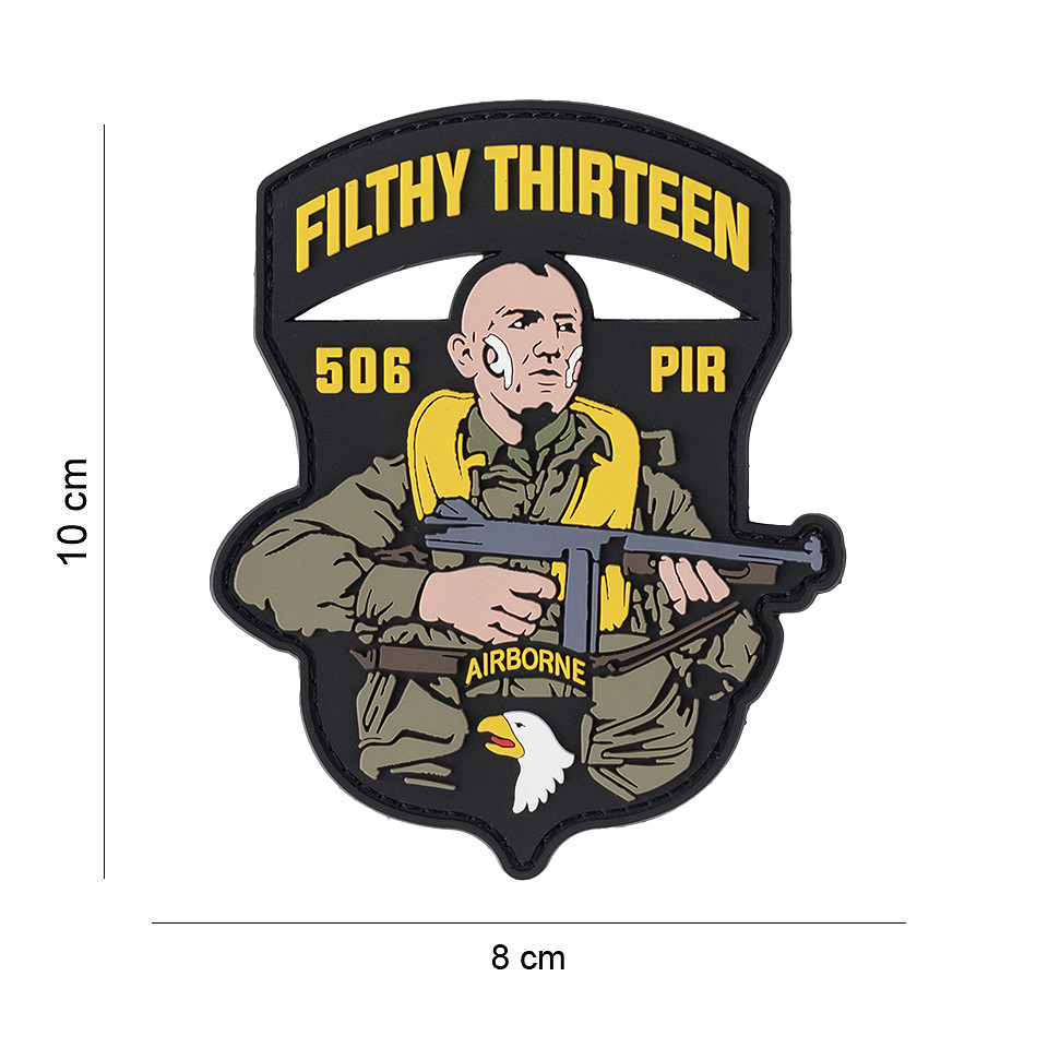 Embleem 3D PVC 506 PIR filthy thirteen #17069 Embleem 3D PVC 506 PIR filthy thirteen #17069