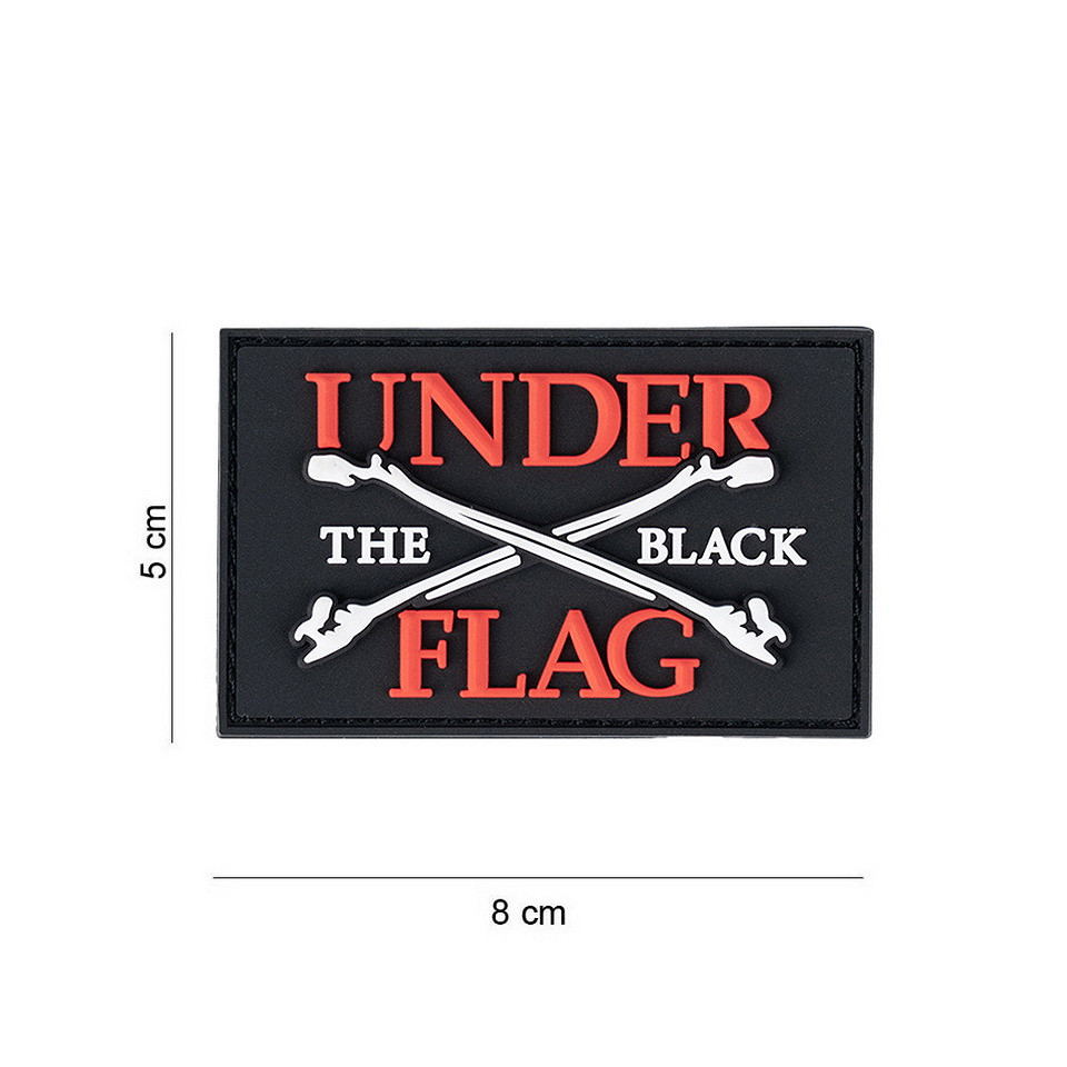 Embleem 3D PVC Under the flag bones #12067 Embleem 3D PVC Under the flag bones #12067