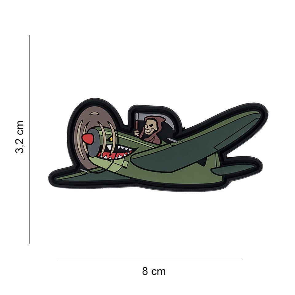 Embleem 3D PVC Warhawk with grim reaper #14023