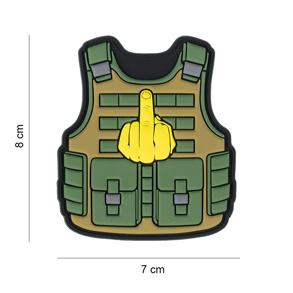 Embleem 3D PVC Tactical vest Fuck you #16017 Embleem 3D PVC Tactical vest Fuck you #16017