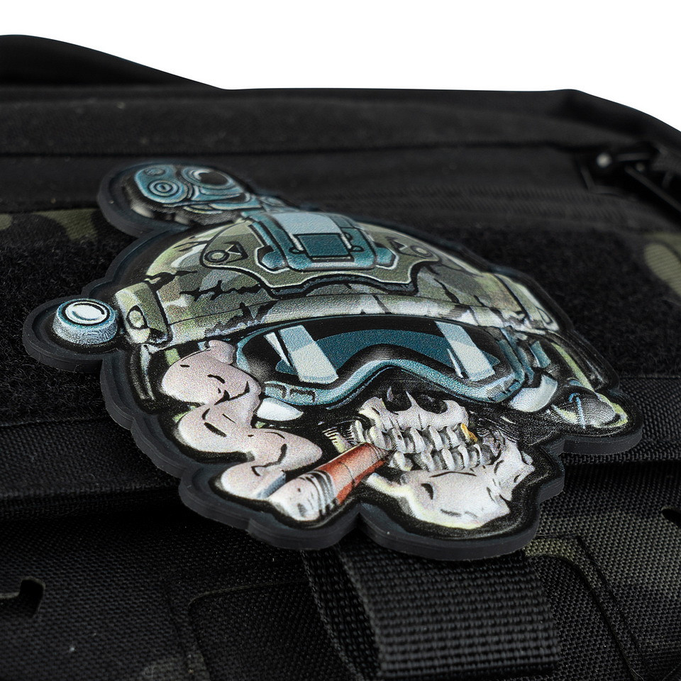 Embleem 3D UV Skull operator #8043 Embleem 3D UV Skull operator #8043