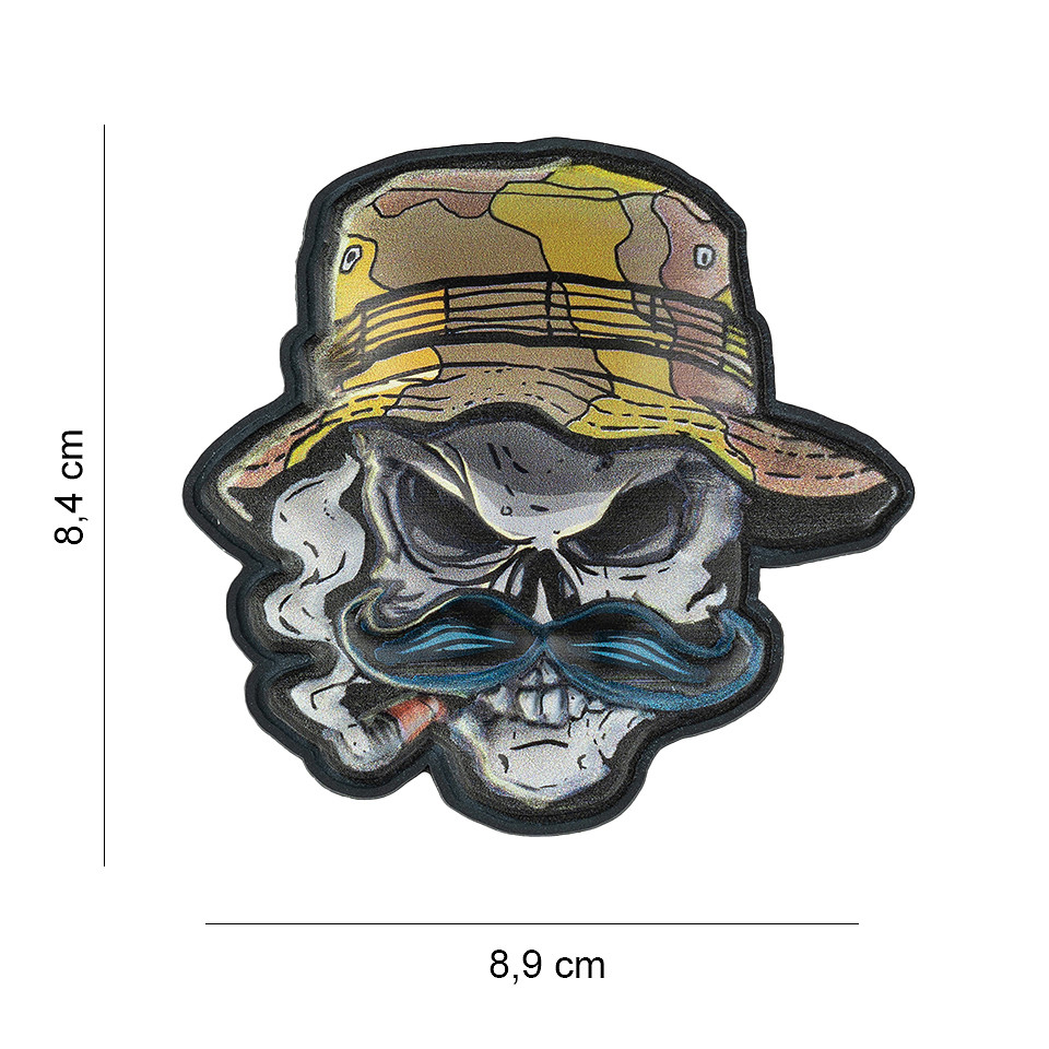 Embleem 3D UV Skull bush ranger #8044 Embleem 3D UV Skull bush ranger #8044