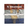 Dasspeld Veteranen zilver #7054