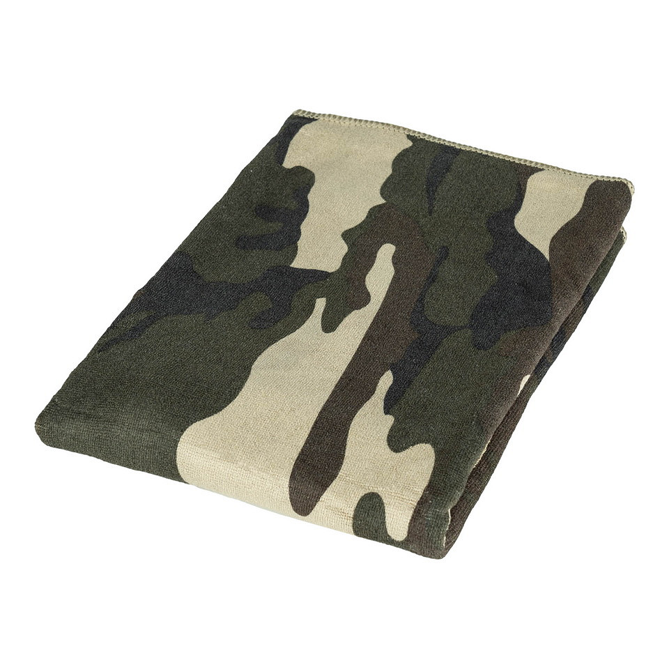 Handdoek microvezel camouflage 120 X 60 cm Handdoek microvezel camouflage 120 X 60 cm