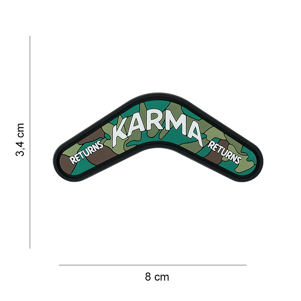 Embleem 3D PVC Karma returns #4106