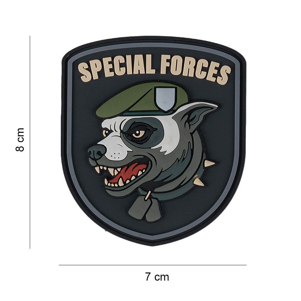 Embleem 3D PVC Special forces dogs #6043