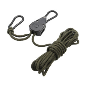 Touwratel met karabijnhaken 4 meter 4 mm