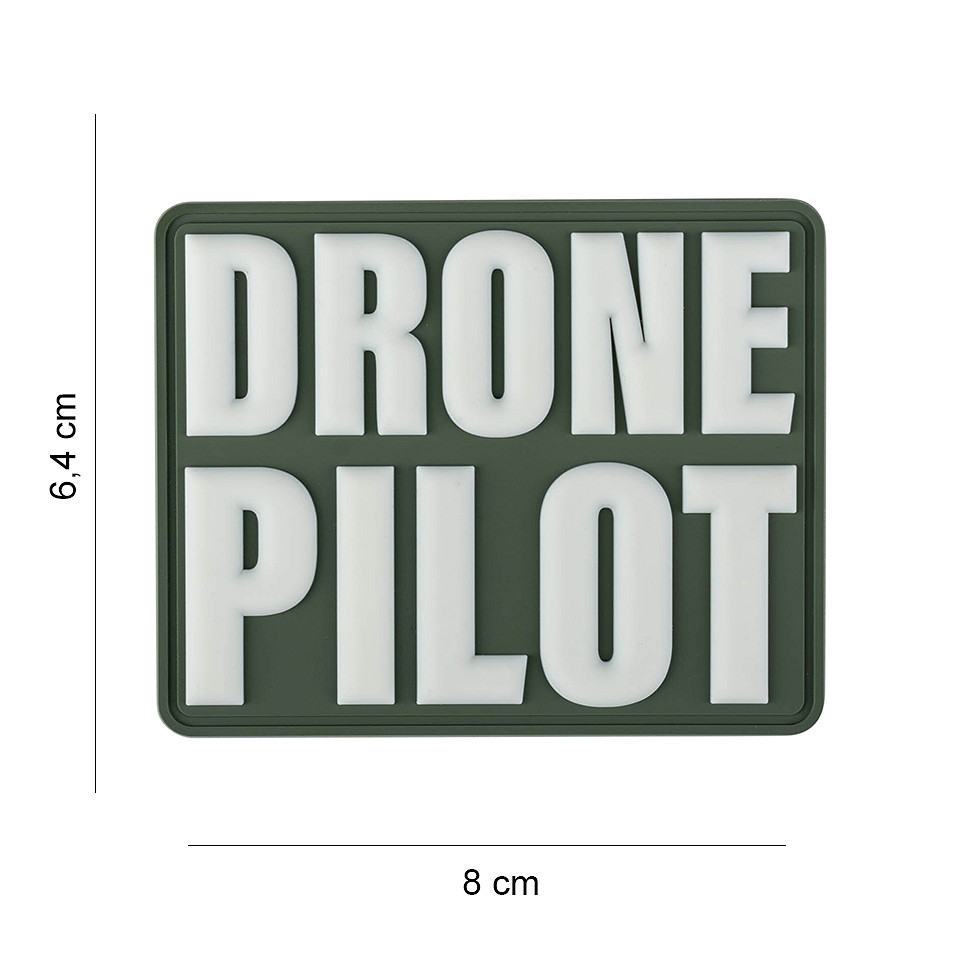 Embleem 3D PVC Drone Pilot #8013 Embleem 3D PVC Drone Pilot #8013